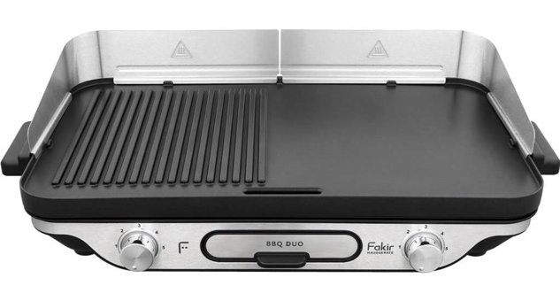 Fakir BBQ Duo Kapaklı 2200 W Döküm Elektrikli Izgara
