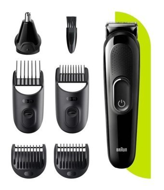 Braun MGK3320 Saç Sakal 5 Başlıklı Sinekkaydı Islak Kuru Tıraş Makinesi