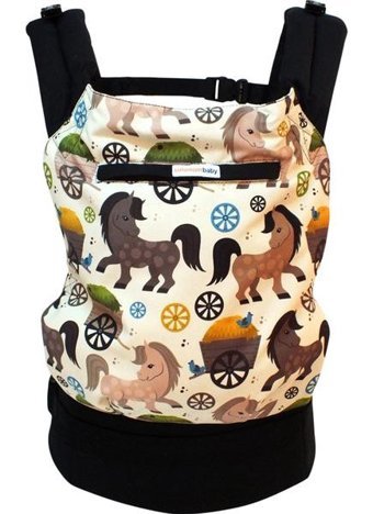 Solomombaby Midilli Çiftliği Ergonomik 20 kg Kapasiteli Her Yöne Yenidoğan Kanguru Çok Renkli