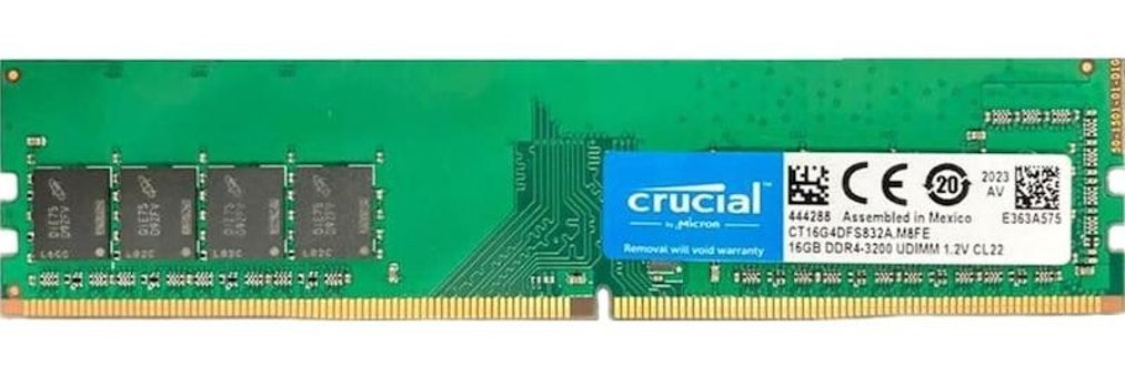 Crucial CT16G4DFS832A 16 GB DDR4 1x16 3200 MHz Ram