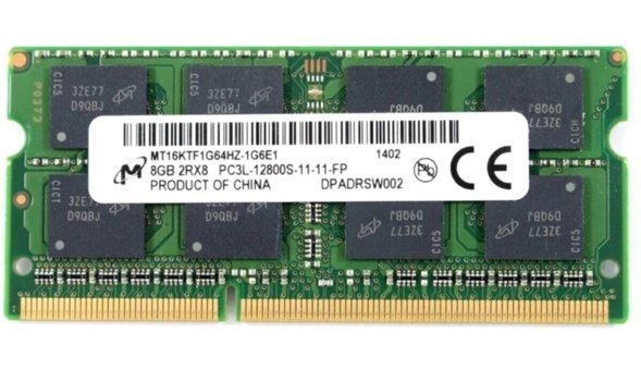 Micron MT16KTF1G64HZ 8 GB DDR3 1x8 1600 MHz Ram