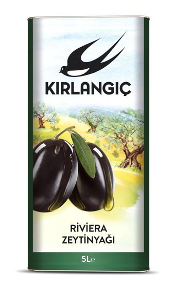 Kırlangıç Teneke Riviera Zeytinyağı 5 lt