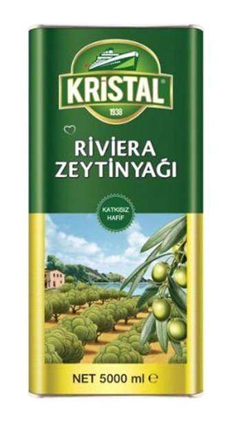 Kristal Teneke Riviera Zeytinyağı 24x5 lt