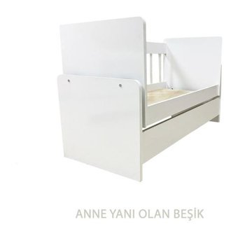 Veraexclusive Suntalam Dikdörtgen Sallanan Anne Yanı Beşik Ceviz