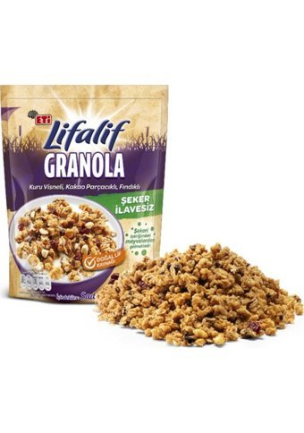 Eti Lifalif Vişneli Kakaolu Fındıklı Granola 8x200 gr