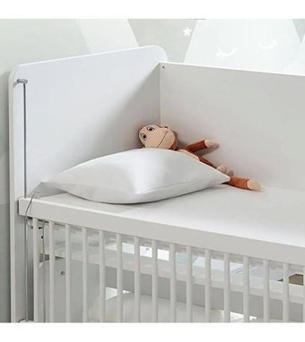 Baby When B11090 Mdf - Yonga Levha Dikdörtgen Tekerlekli Sallanan Anne Yanı Beşik Beyaz