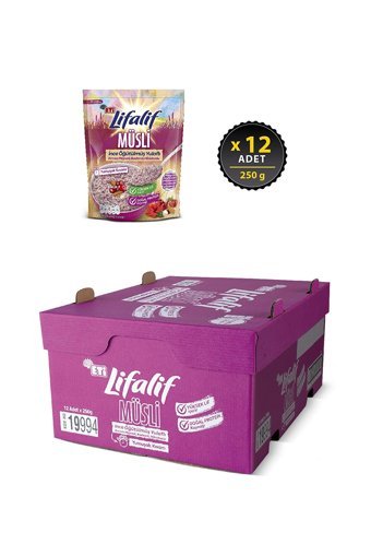 Eti Lifalif Kırmızı Meyveli Müsli 12x250 gr