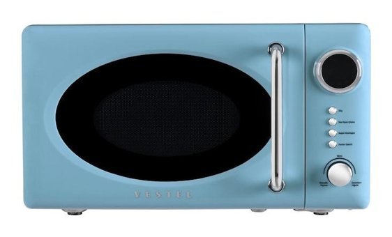 Vestel MD 20 YD Retro Düş Mavisi Mikrodalga Fırın