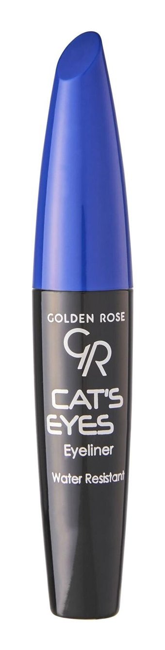 Golden Rose Cat's Eyes Suya Dayanıklı Mat Pastel Mavi Likit Eyeliner