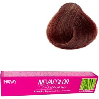 Neva 6.77 Sıcak Çikolata Organik Amonyaksız Krem Saç Boyası 4x50 ml