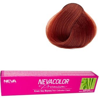 Neva 6.45 Kızıl Bakır Organik Amonyaksız Krem Saç Boyası 3x50 ml