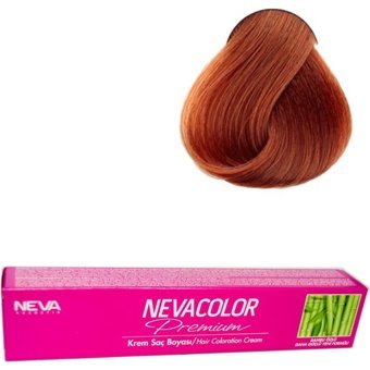 Neva 8.34 Açık Dore Bakır Organik Amonyaksız Krem Saç Boyası 3x50 ml