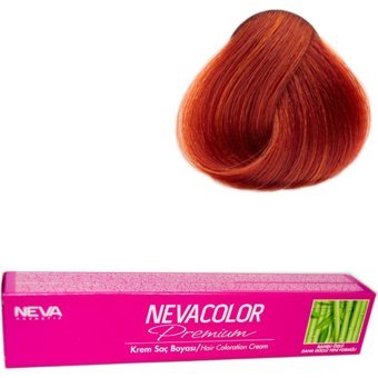 Neva 7.44 Yoğun Bakır Organik Amonyaksız Krem Saç Boyası 4x50 ml