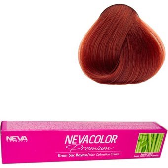 Neva 7.43 Dore Bakır Organik Amonyaksız Krem Saç Boyası 2x50 ml