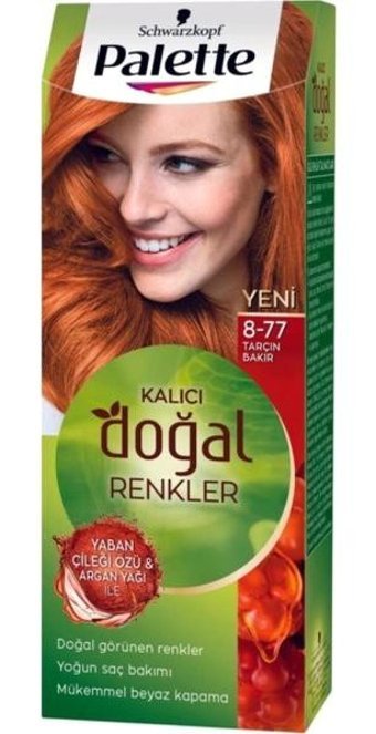 Palette Kalıcı Doğal 8.77 Tarçın Amonyaksız Krem Saç Boyası 99 ml