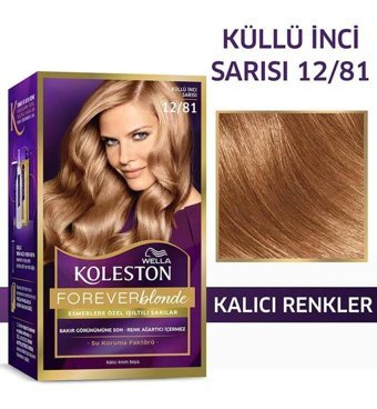 Wella Koleston 12.81 Açık Küllü Sarı Organik Krem Saç Boyası 50 ml
