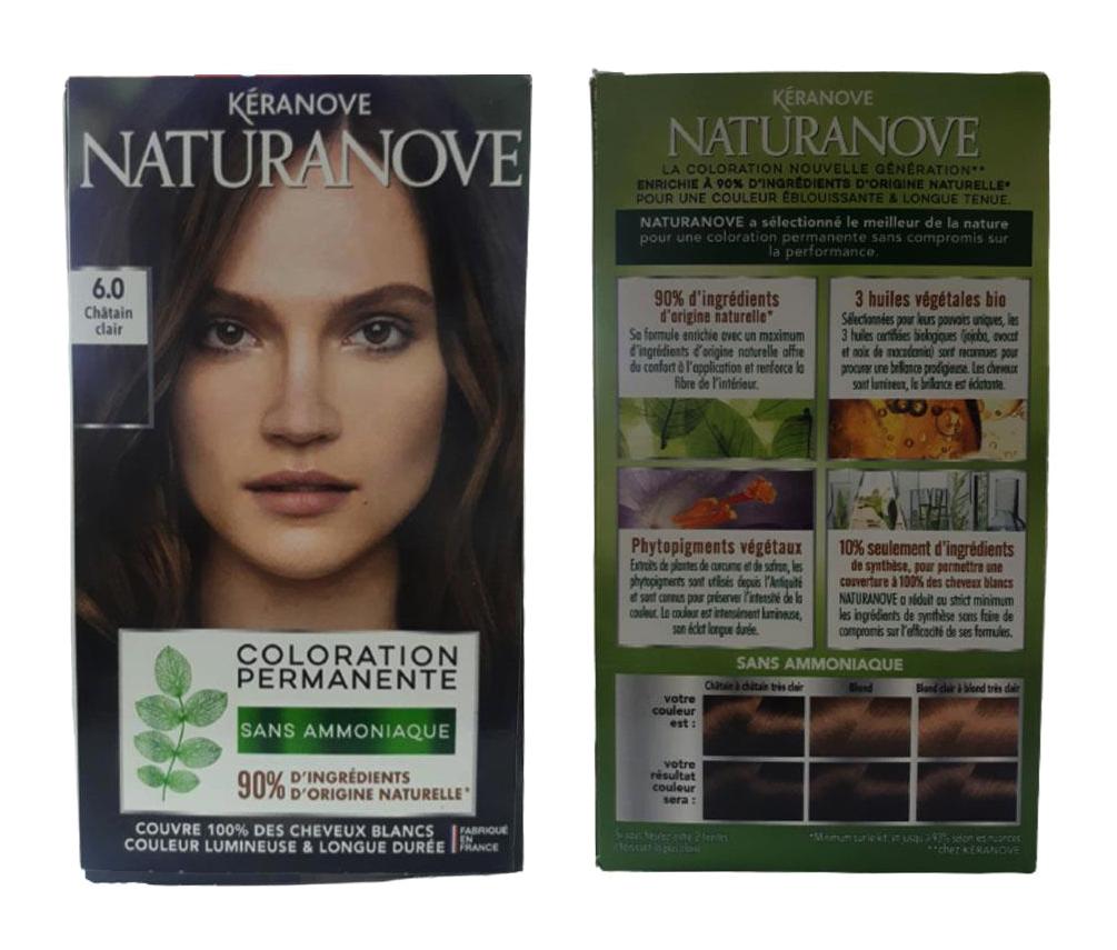 Keranove Naturanove 6.0 Chatain Clair Açık Karamel Krem Saç Boyası 99 ml