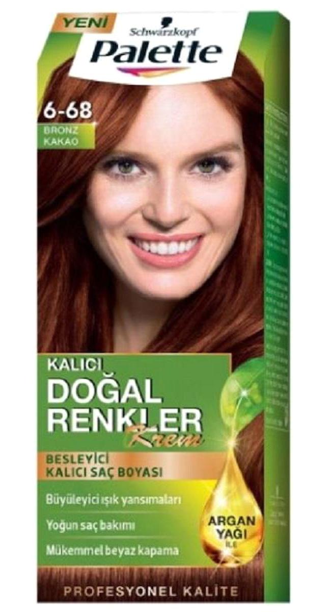 Palette Doğal Kalıcı 6.68 Bronz Kakao Amonyaksız Krem Saç Boyası 99 ml