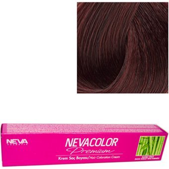 Neva 4.4 Orta Kestane Organik Amonyaksız Krem Saç Boyası 3x50 ml