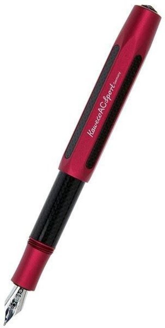 Kaweco Ac Sport 10000358 Kartuşlu-Pistonlu Doldurulabilir M Uç Kırmızı Dolma Kalem