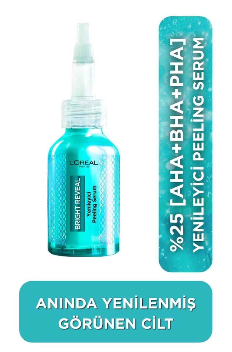 L'oréal Paris Bright Reveal Leke Giderici Sıkılaştırıcı Serum Şişe Yüz Peelingi 25 ml