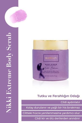 Selin Beauty Nikki Extreme Siyah Nokta Karşıtı Leke Giderici Sıkılaştırıcı Losyon Kavanoz Yüz Peelingi 250 ml