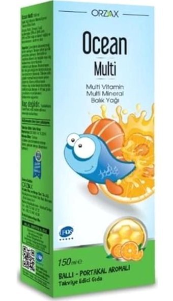 Ocean Multi Vitamin Omega 3 Şurup 150 ml 1 Adet