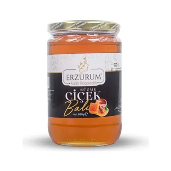Erzurum Kadın Kooperatifi Süzme Çiçek Balı 850 gr
