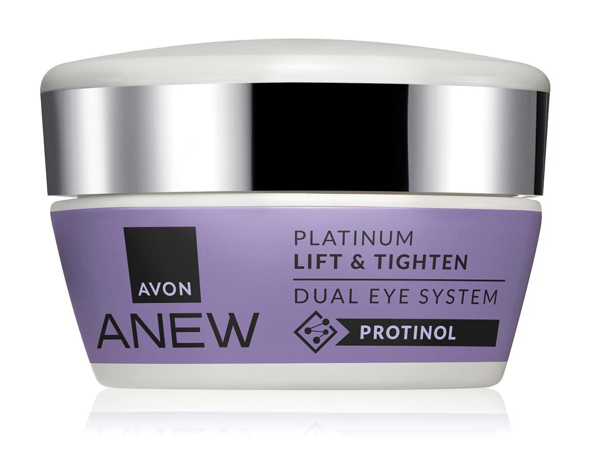 Avon Anew Platinum Lift & Tighten Tüm Ciltler için Göz Çevresi Krem Kavanoz 20 ml