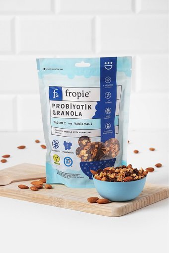 Fropie Glutensiz Bademli Vanilyalı Granola 200 gr