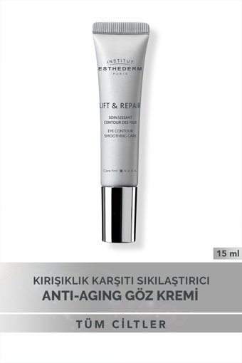 Institut Esthederm Lift & Repair Kuru Ciltler için Göz Çevresi Krem Likit Tüp 15 ml