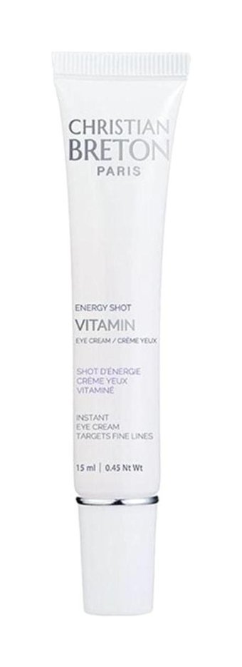 Christian Breton Energy Shot Tüm Ciltler için C Vitaminli Göz Çevresi Krem Tüp 15 ml