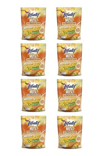 Eti Lifalif Portakallı Antep Fıstıklı Müsli 8x250 gr