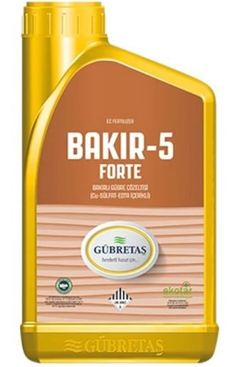 Gübretaş Bakır Bitki Sıvı Gübre 1 lt