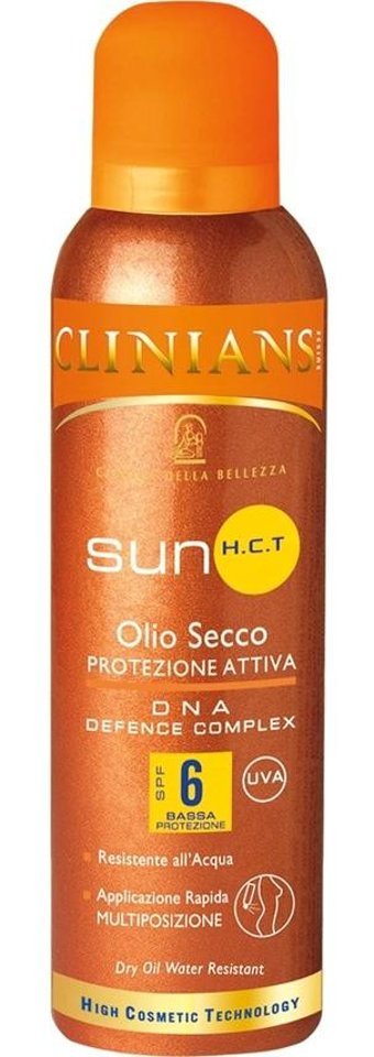 Clinians Sun Olio Secco Yoğun 6 Faktör Tüm Vücut İçin Bronzlaştırıcı Yağ 150 ml