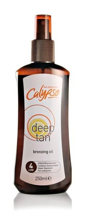 Calypso Deep Tan Yoğun 4 Faktör Tüm Vücut İçin Bronzlaştırıcı Yağ 250 ml