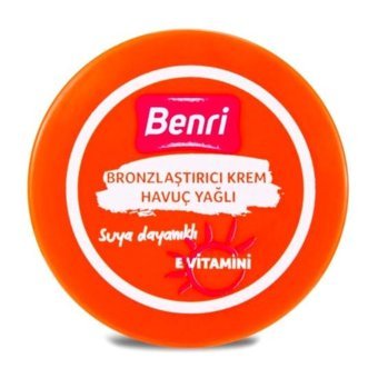 Benri Havuç Yağı Yoğun 20 - 40 Faktör Tüm Vücut İçin Bronzlaştırıcı Krem 100 ml