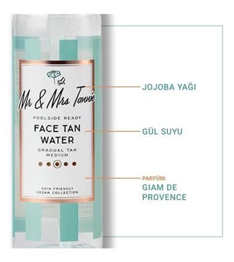 Mr & Mrs Tannie Yoğun Yüz İçin Güneşsiz Bronzlarştırıcı Sprey 75 ml