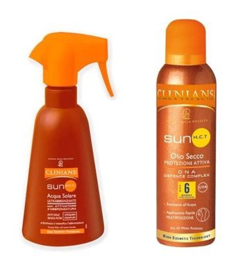 Clinians Sun Acqua Solare Yoğun 6 Faktör Tüm Vücut İçin Bronzlaştırıcı Yağ 400 ml