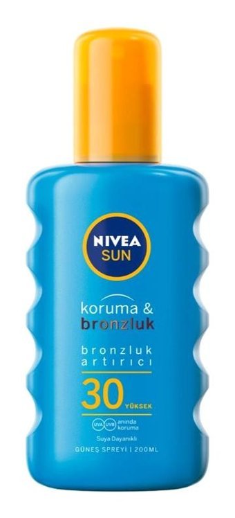 Nivea Sun Yoğun 30 Faktör Tüm Vücut İçin Bronzlaştırıcı Sprey 200 ml