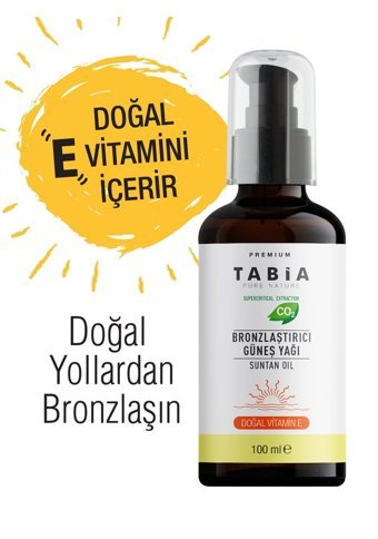 Tabia Yoğun Tüm Vücut İçin Güneşsiz Bronzlarştırıcı Yağ 100 ml