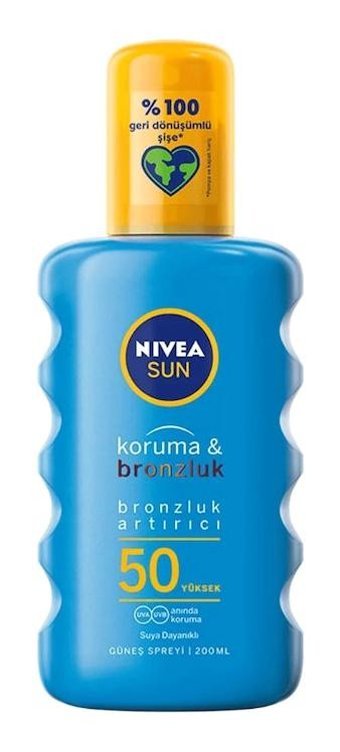 Nivea Sun Yoğun 50 Faktör Tüm Vücut İçin Bronzlaştırıcı Sprey 200 ml