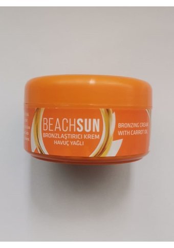 Beachsun Havuç Yağı Yoğun Tüm Vücut İçin Güneşsiz Bronzlarştırıcı Krem 100 ml