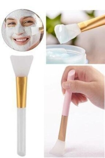Mujgan Beyaz Silikon Maske Sürme Fırçası