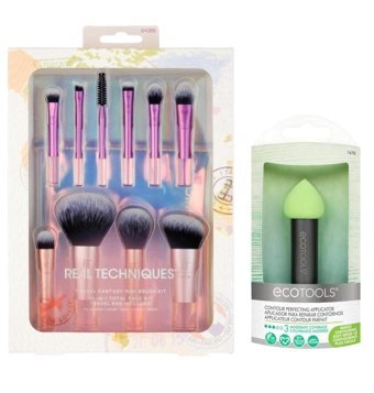 Real Techniques Fırça Seti + Ecotools Perfecting Kontür Aplikatör