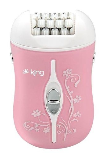 King KEA2390 Victoria Bacak İçin Kablosuz Epilasyon Aleti Pembe