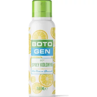 Botogen Limon Sprey Cam Şişe Kolonya 150 ml