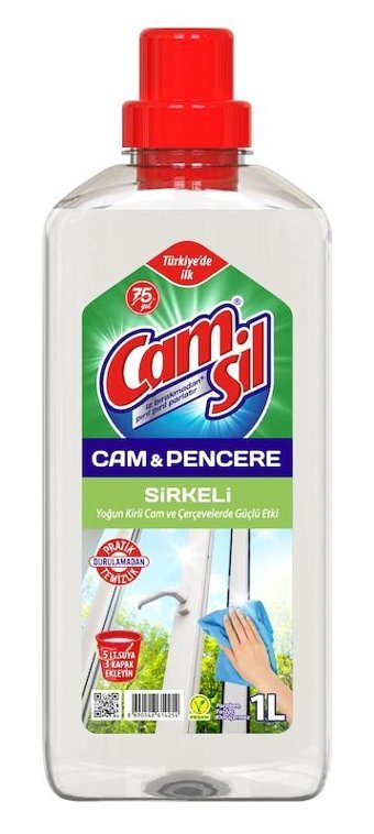 Camsil Sirkeli Cam Temizleyici Sıvı 1lt