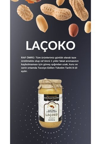 Laçoko Glutensiz Fıstık Ezmesi 1 kg