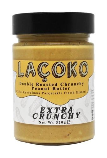 Laçoko Çifte Kavrulmuş Fıstık Ezmesi 320 gr